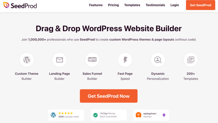 SeedProd is another plugin that should rank high on any best free WordPress plugin list.