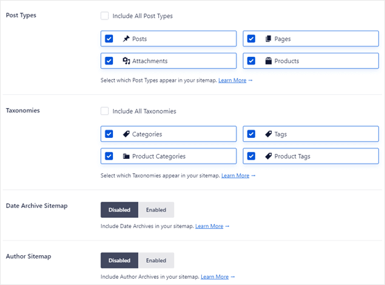 WooCommerce sitemap integration