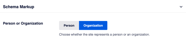 Add schema markup to WordPress - person or organization 