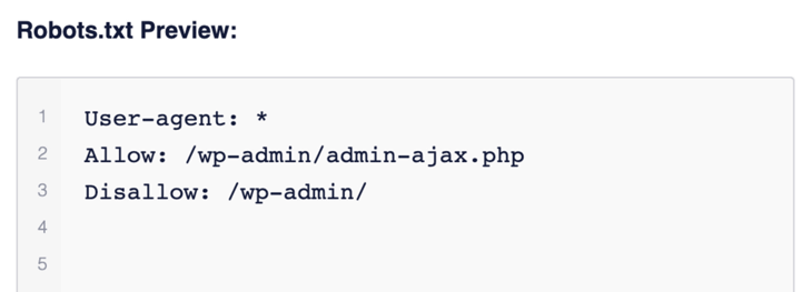 Robots.txt preview in All in One SEO