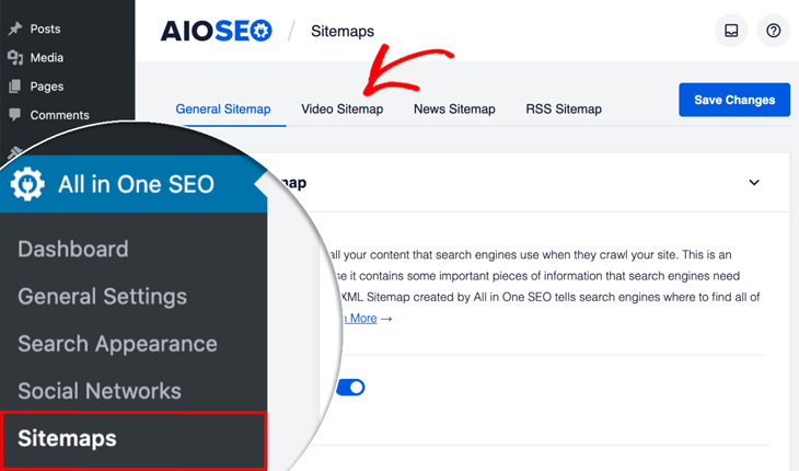 How to create a video sitemap in WordPress (the easy way) using All in One SEO