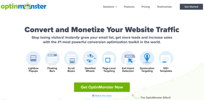 OptinMonster homepage