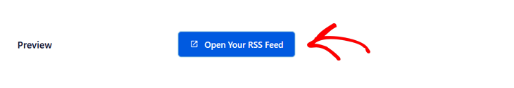 Open your RSS feed in All in One SEO
