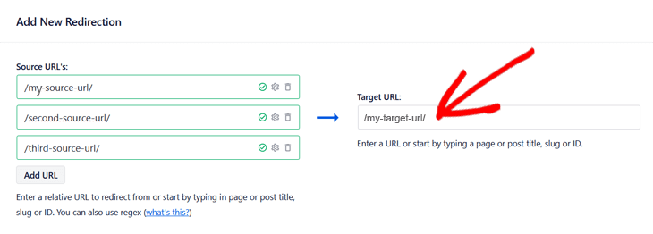 Adding target URL in All in One SEO