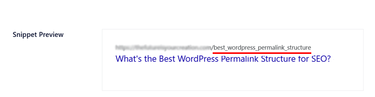WordPress URL using underscores between words in All in One SEO 