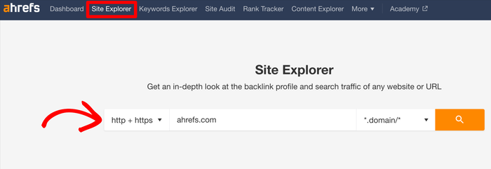 O Site Explorer da Ahrefs é uma ferramenta fantástica para roubar as palavras-chave dos concorrentes.