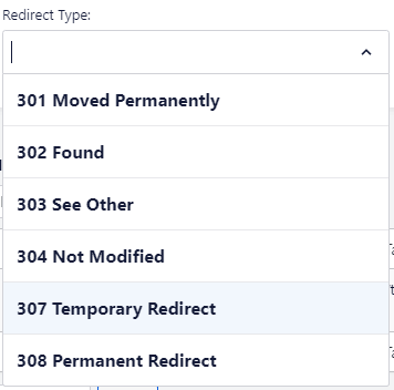 307 Temporary Redirect