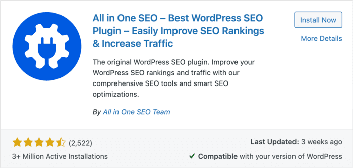 All in One SEO - Best WordPress SEO plugin