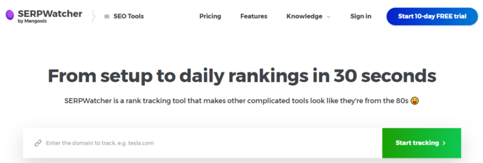 SERPWatcher is one of the best SEO rank tracker platforms on the market.