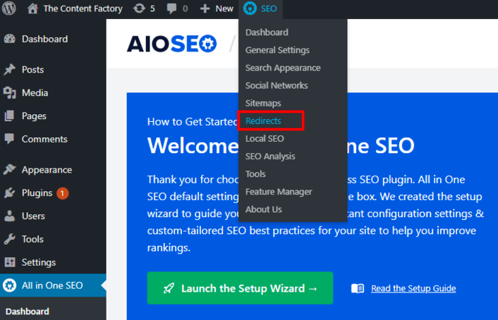 AIOSEO is the best place to get started if you want to know how to redirect a WordPress site easily.