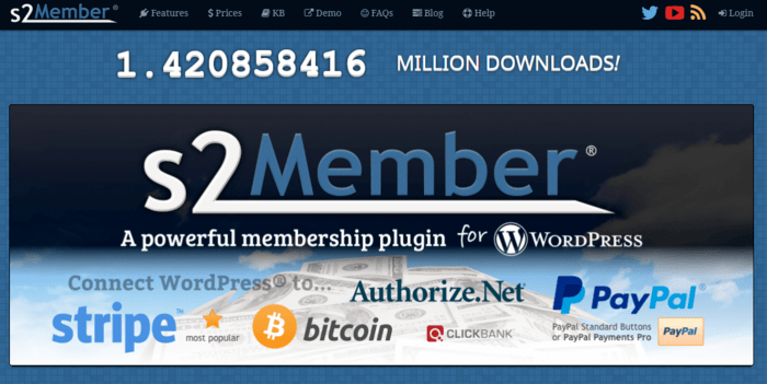S2 Member is another plugin that fits the best membership plugin for WordPress. 