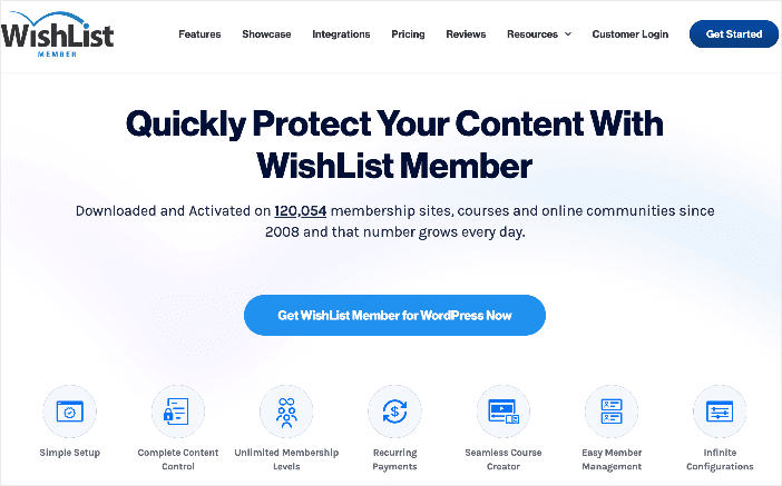 WishList Member homepage