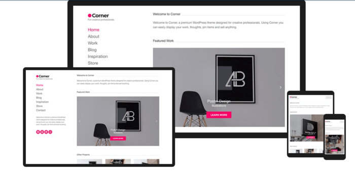 Corner is another excellent SEO-friendly WordPress theme to check out.