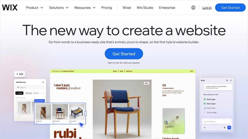 Wix is an SEO-friendly website builder.