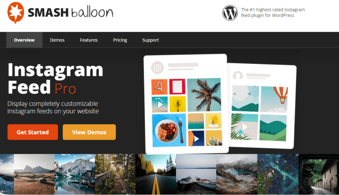 Instagram Feed Pro by Smash Balloon is undoubtedly the best Instagram plugin for WordPress. 