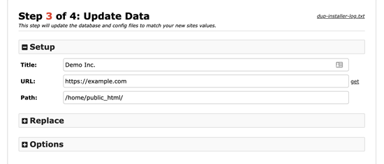 You may be asked to change your URL here, but usually, it's not necessary as the plugin does it for you.