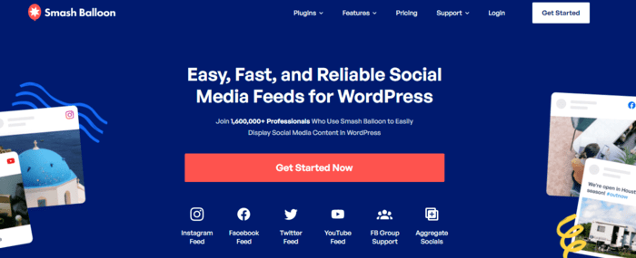 Smash Ballon is undoubtedly one of the best social media plugins for WordPress.