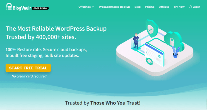 BlogVault is a SaaS platform that offers excellent WordPress backup services and qualifies to be featured on this list of the best WordPress backup plugins.