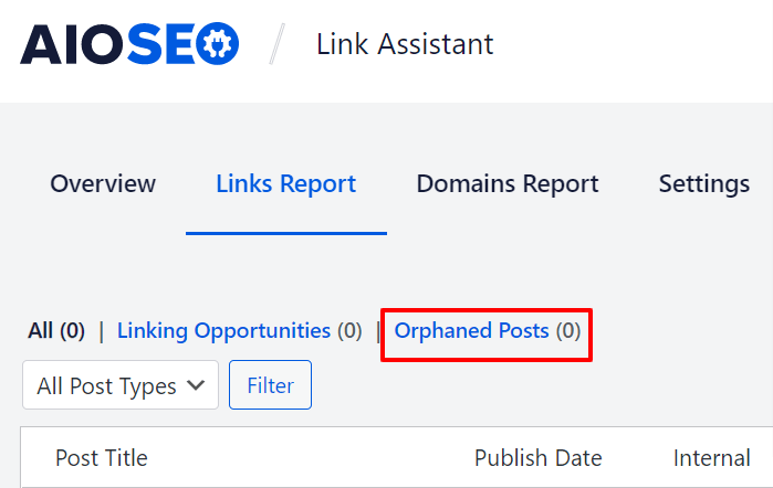 Link Assistant helps you discover orphan posts on your site.