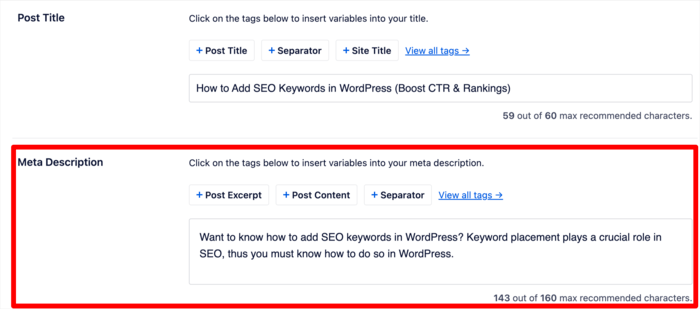 How To Add Seo Keywords In Wordpress Boost Ctr And Rankings 9918