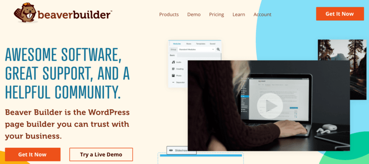 One of the best WordPress page builders on the market is Beaver Builder.
