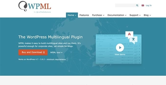 WPML is a powerful WordPress plugin that helps you run multilingual sites.