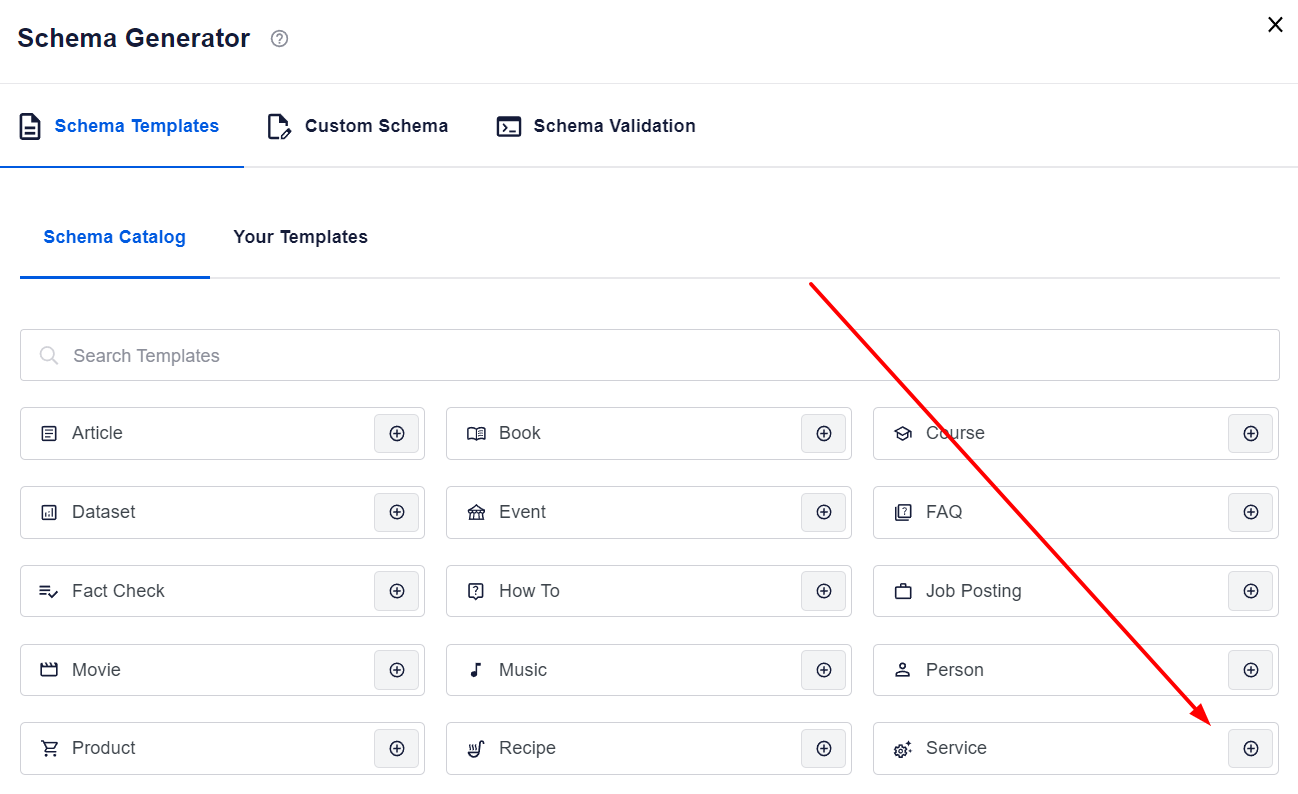 Setting Service Schema Markup in Your Content - AIOSEO