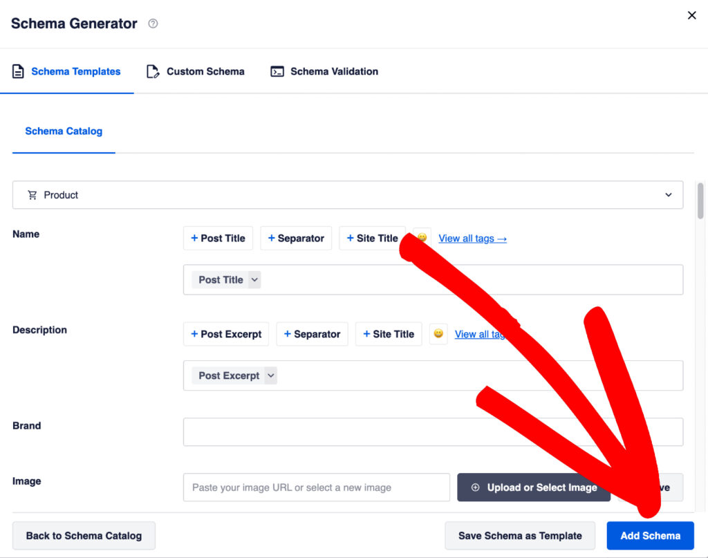 Setting Product Schema Markup in Your Content - AIOSEO