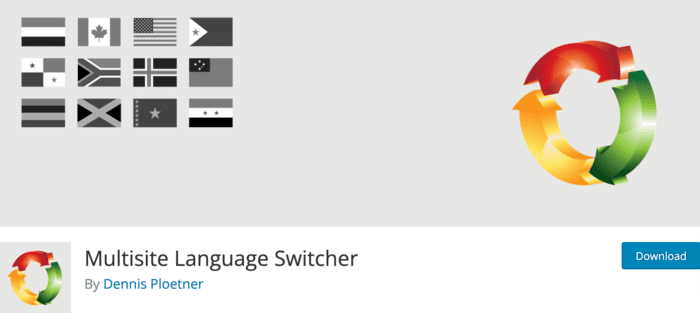 Multisite Language Switcher makes your sites multilingual. 