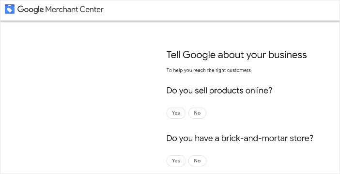 Setting up a Google Merchant Center Account is free and easy.