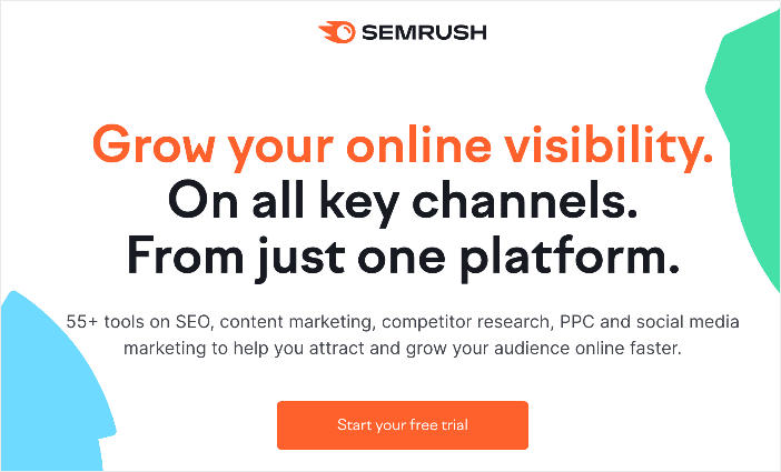 Semrush is the best all-in-one marketing tool.