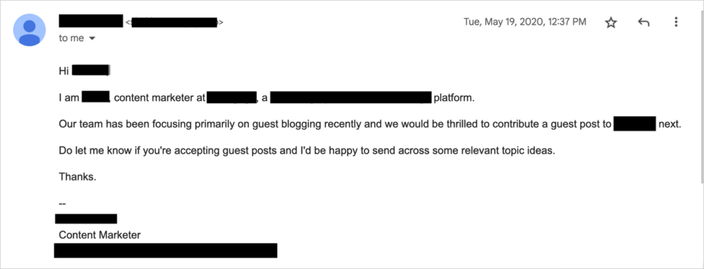 legitimate guest post email