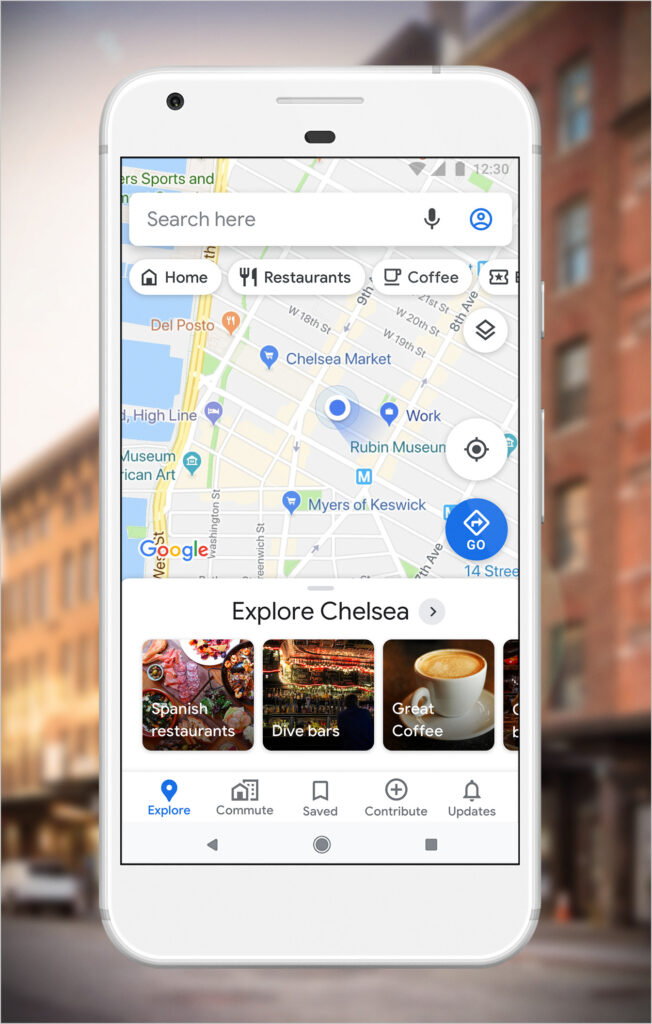 google maps app mobile phone