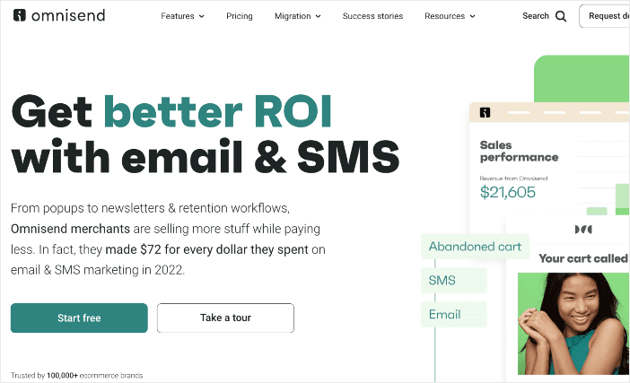 Omnisend is one of the best marketing automation tools for WooCommerce. 