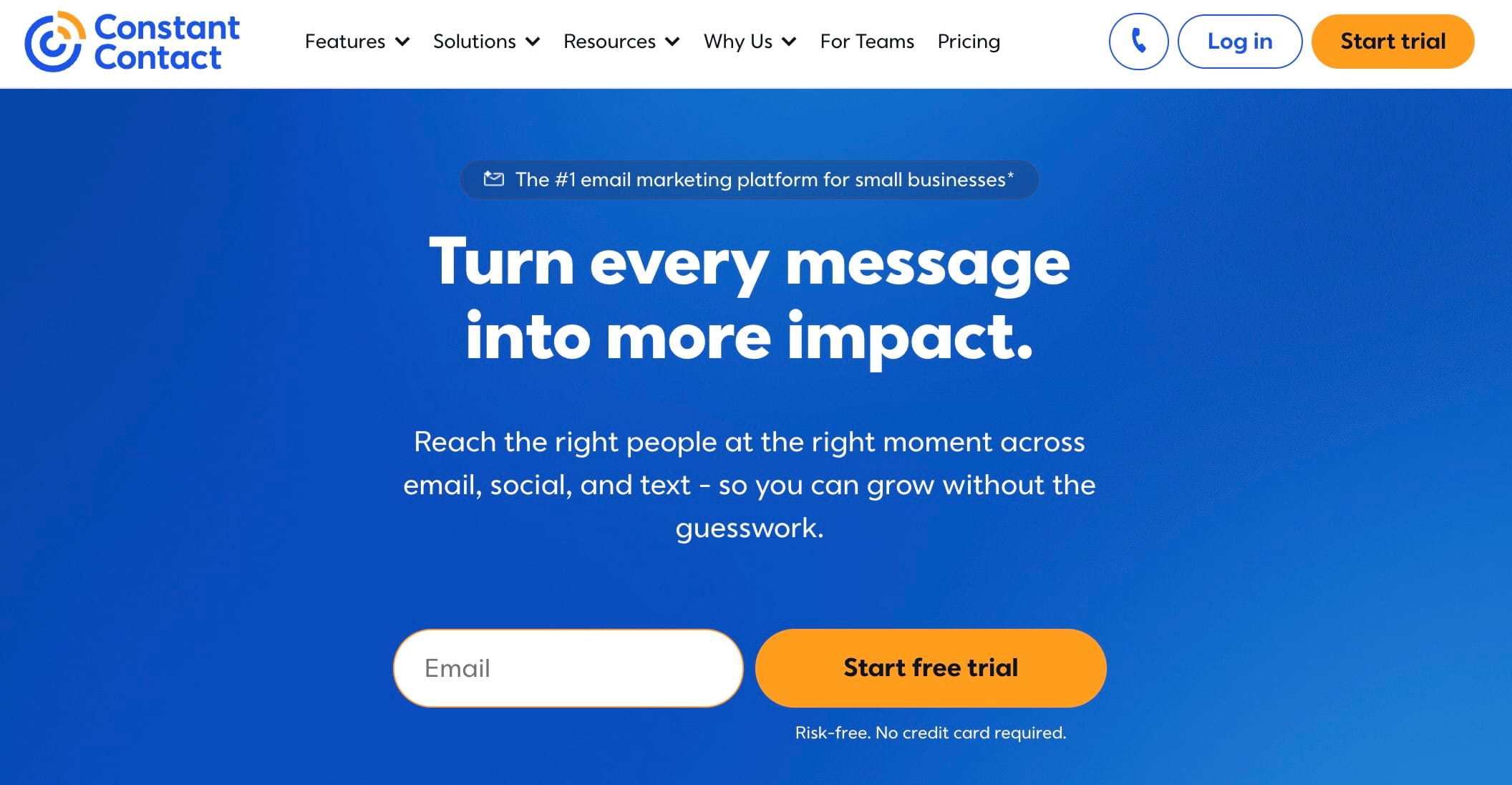 Constant Contact es uno de los mejores servicios de marketing por correo electrónico de WooCommerce para hacer crecer y nutrir la lista de clientes de tu tienda.
