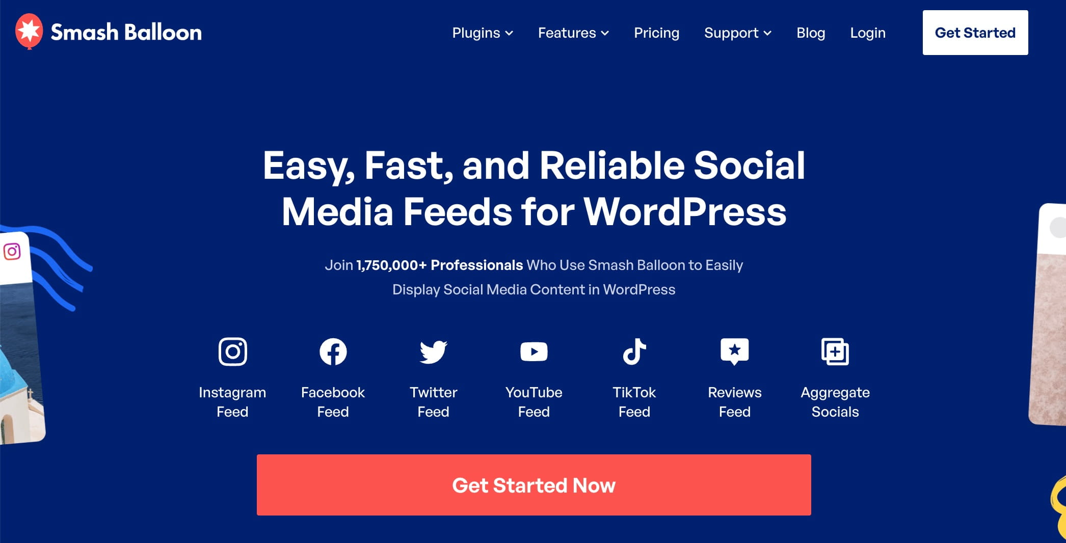 Smash Balloon es el mejor plugin de WooCommerce para incrustar feeds de redes sociales y reseñas de clientes en tu tienda.