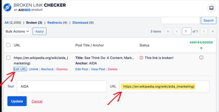 AIOSEO's Broken Link Checker helps you find and fix broken links on your site.