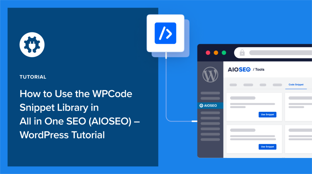 aioseo wpcode snippet library
