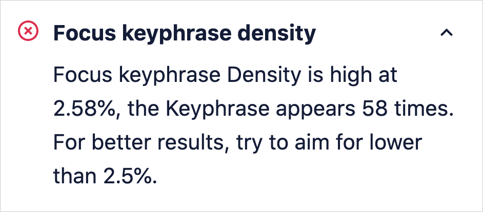 aioseo high keyword density example