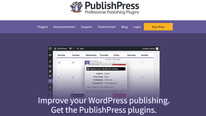 PublishPress home page