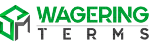 Wagering Terms logo with green and black typography.