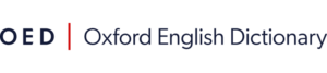 Oxford english dictionary logo.