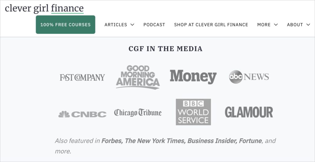 clevergirlfinance in the media