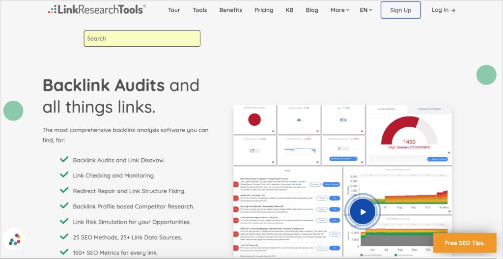 link research tools homepage