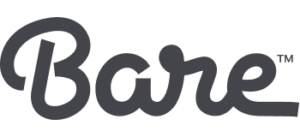 Bare logo with casual, cursive text.