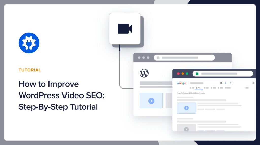 featured image for article on how to improve wordpress video seo