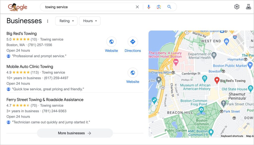 example of local search
