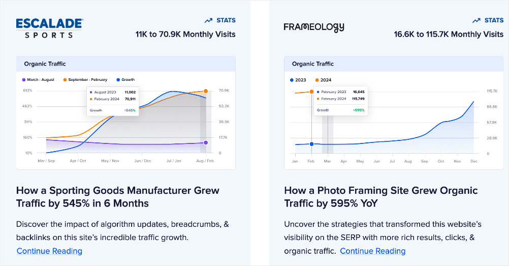 SEO Trends page screenshot.