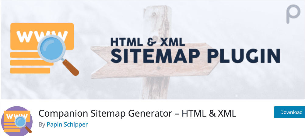 Companion Sitemap Generator home page