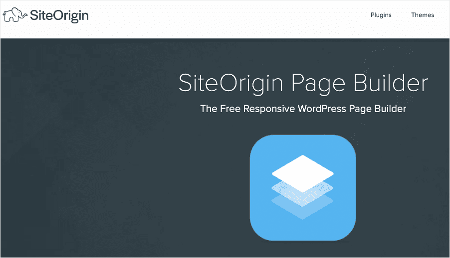 SiteOrigin home page.